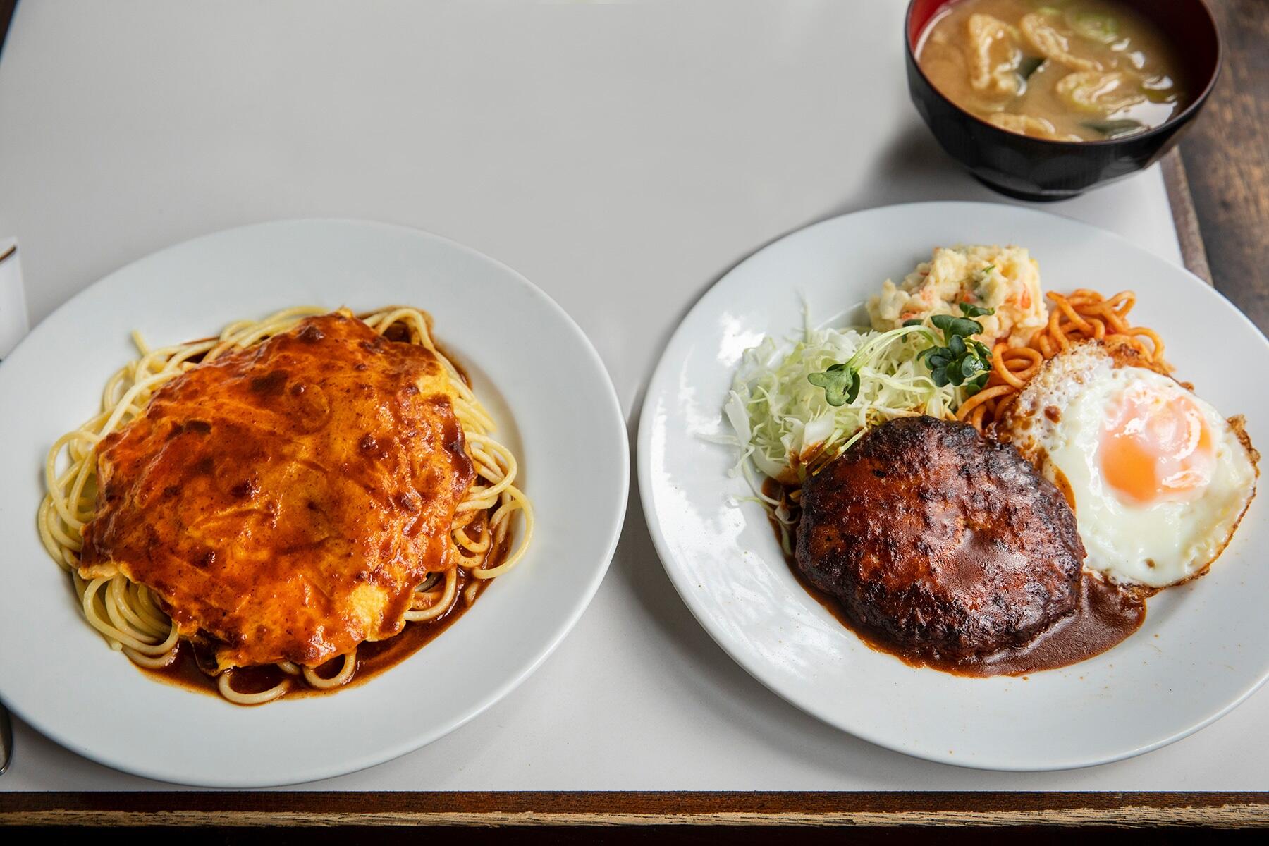 ハンバーグとイタリアン