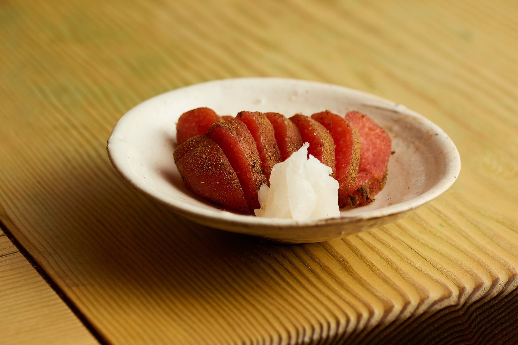 七味＆山椒が効いた“祇園風明太子”