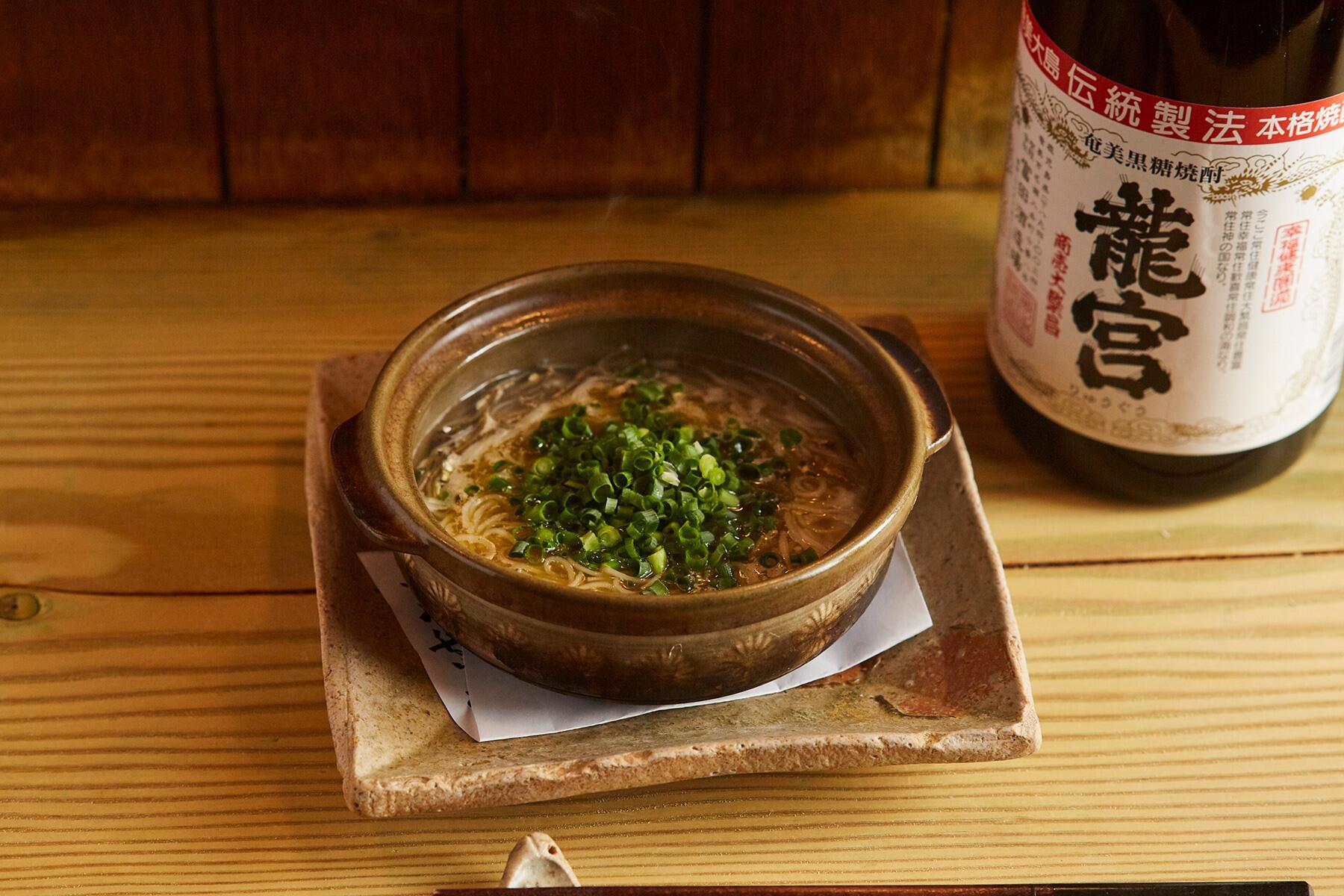 いりこだしとオリーブオイルが絶妙にからむ“油そうめん”