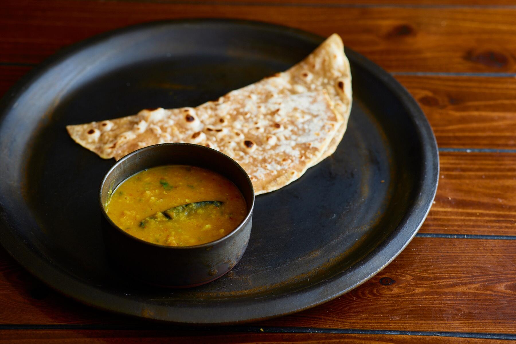 ダールタルカとチャパティ 600円