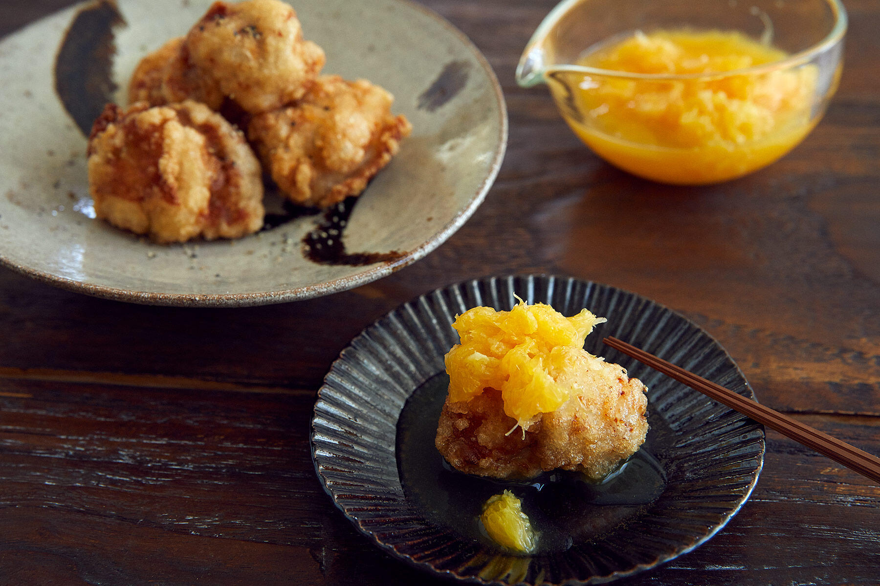 爽やかな食べ心地の“鶏のから揚げオレンジビネガーソース”