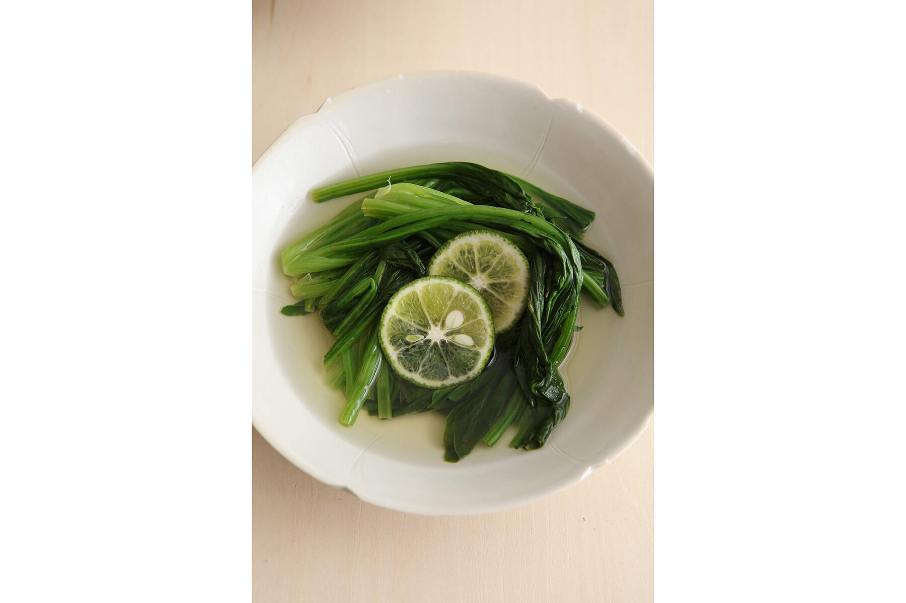シンプルな美味しさ“ほうれん草のおひたし”