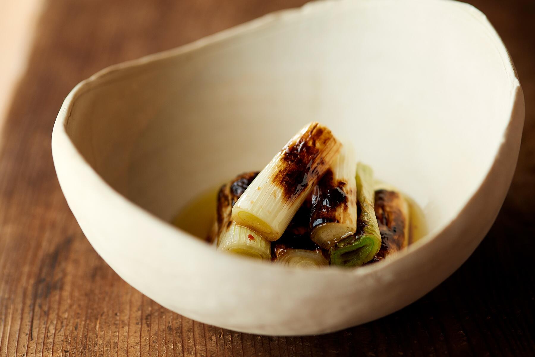 柔らかな酸味でこんがりとろ～り“ねぎのマリネ”