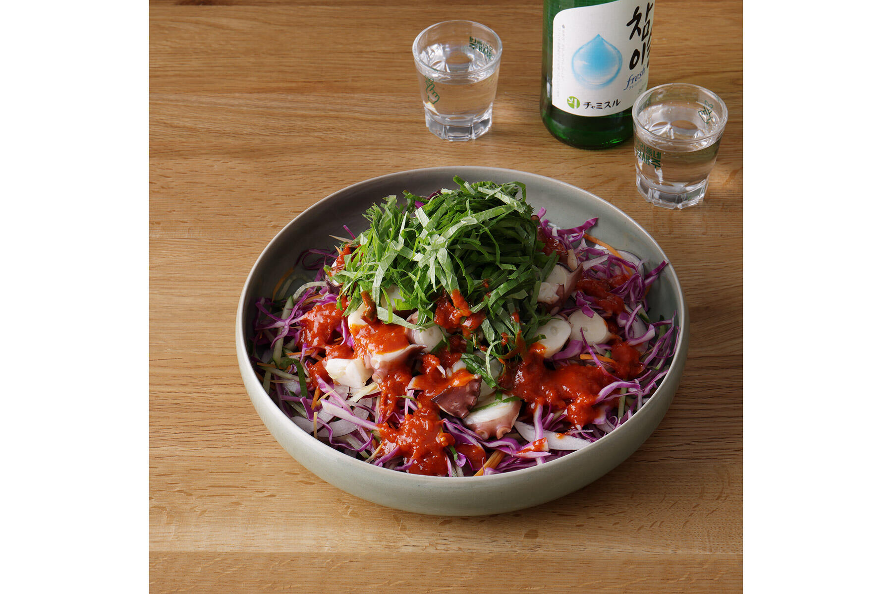 韓国の代表的なおつまみ“たこのコルベンイムッチム風”