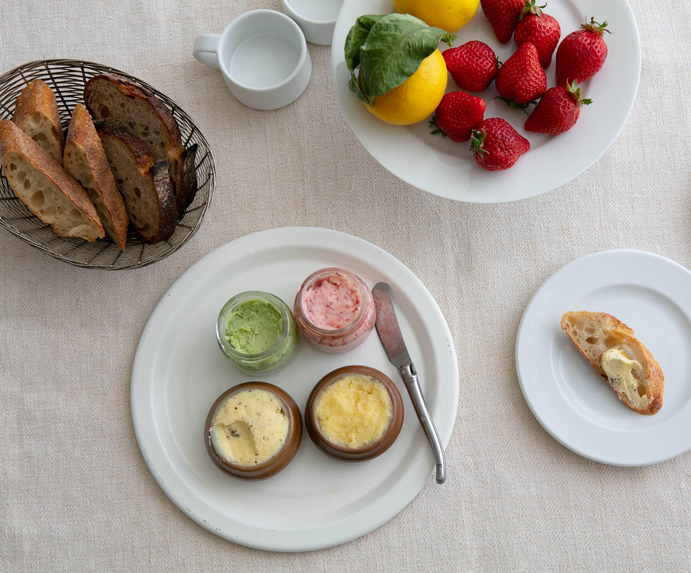 パンと楽しむフレーバーバター