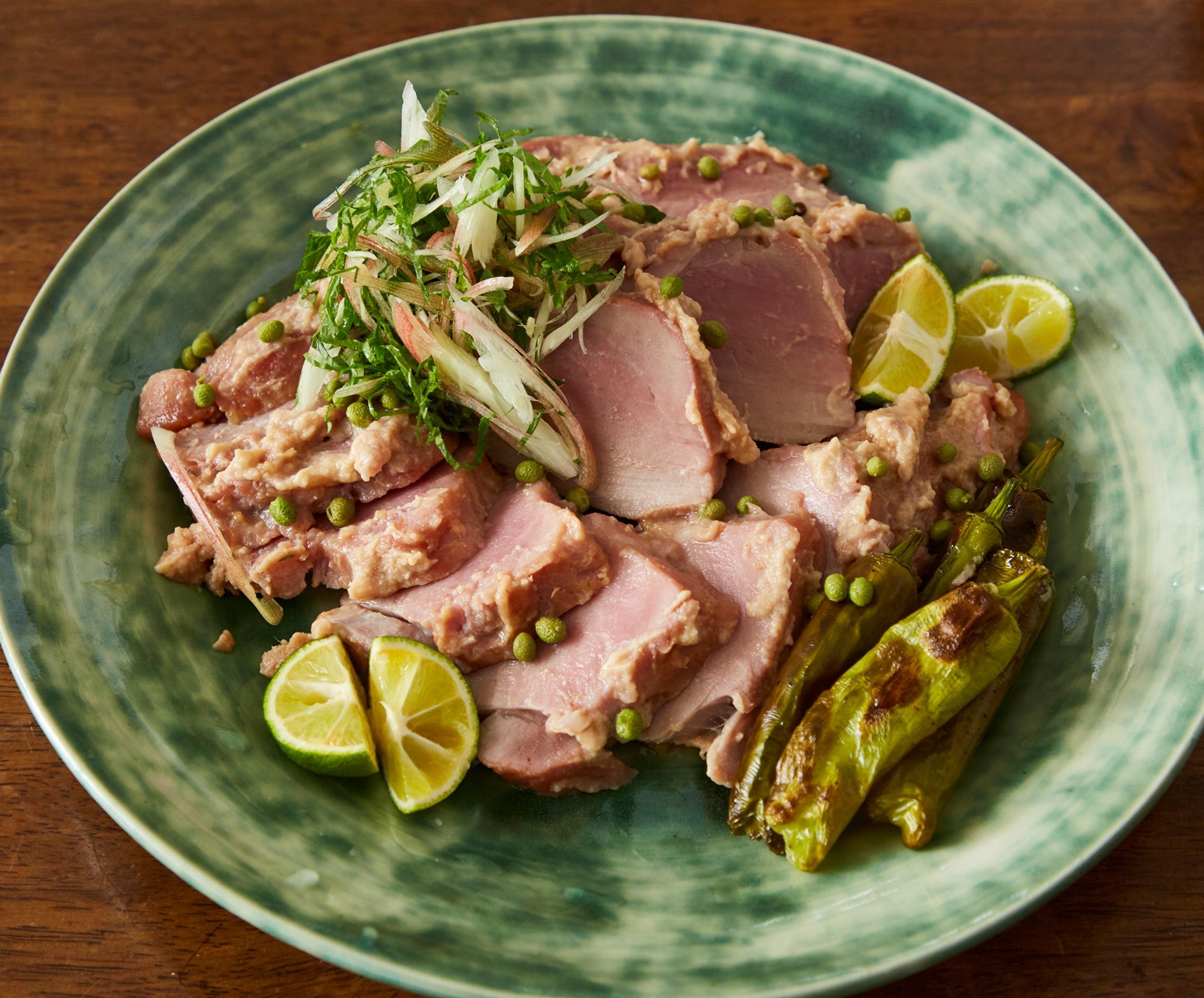 豚ヒレ肉の味噌漬け焼き