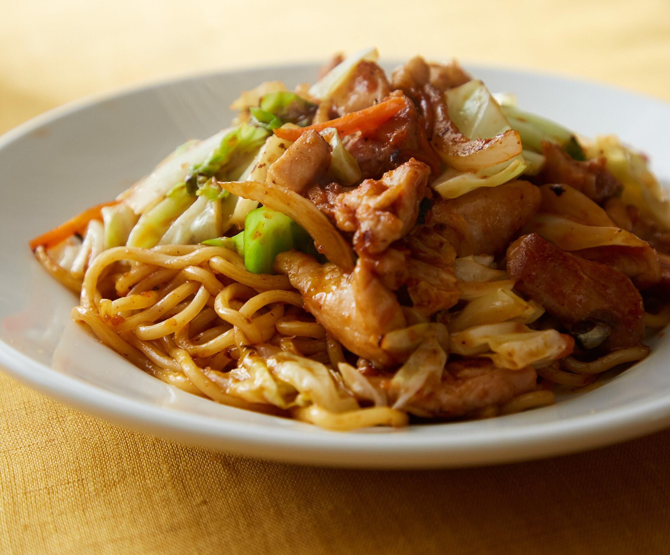 タッカルビ風焼きそば