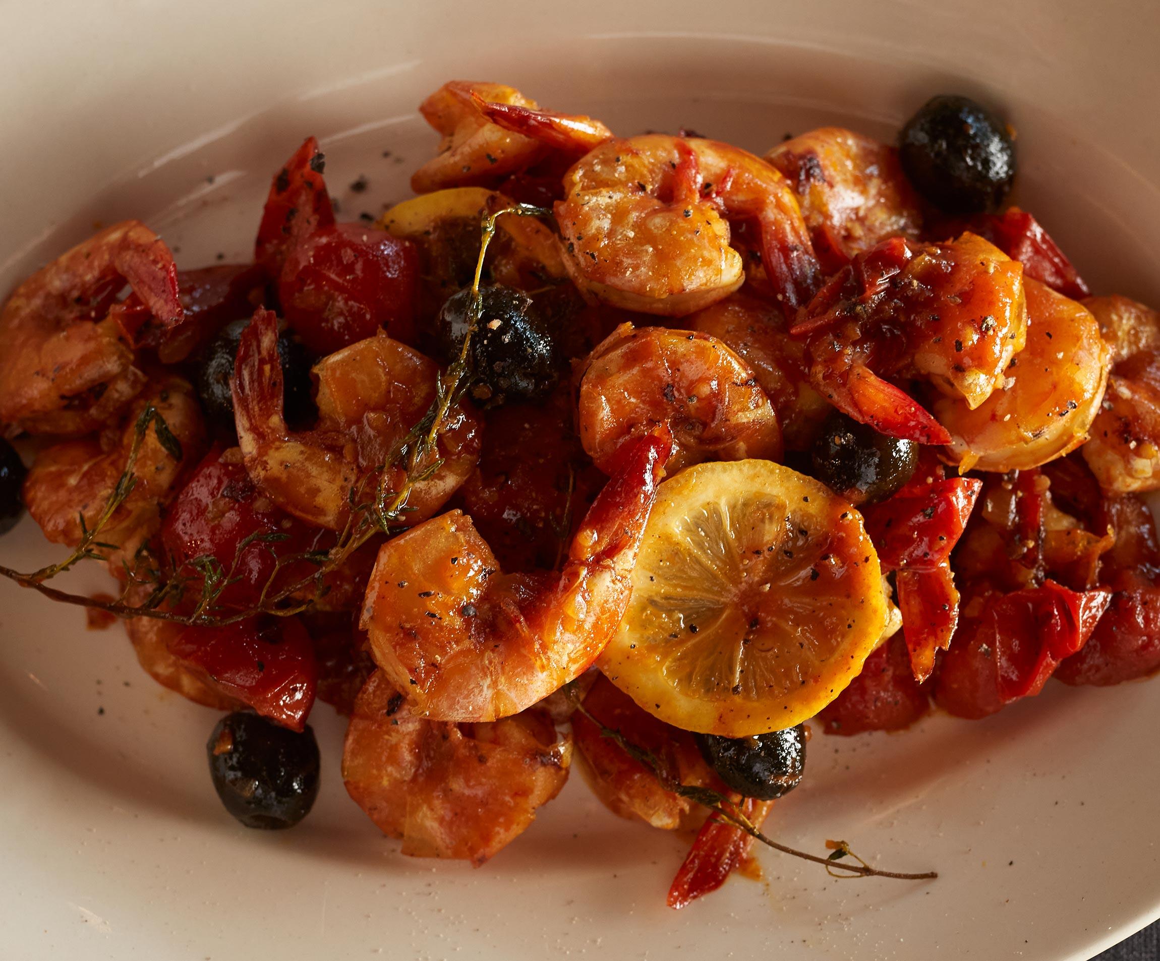 海老のはちみつバタースパイス焼き