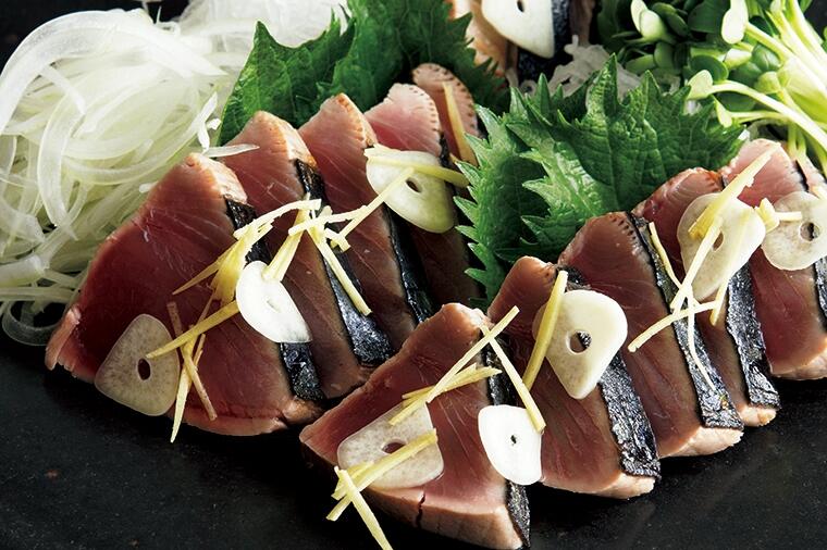 【ロカボレシピ】香りが段違い！手づくりポン酢で食べる「カツオのたたき」（1人分の糖質5.4g）