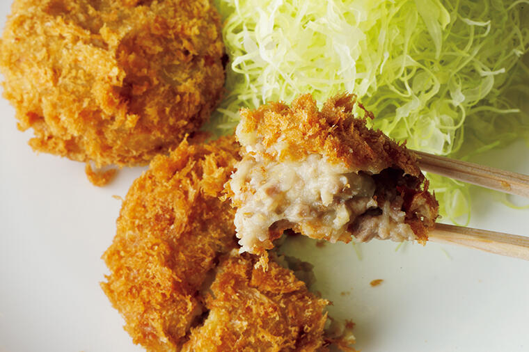 【じゃがいもレジェンド・レシピ】肉の旨味がしみしみ!コロッケの概念が変わる想像以上のトロトロ感。「目白 旬香亭」のミンチポテトコロッケ