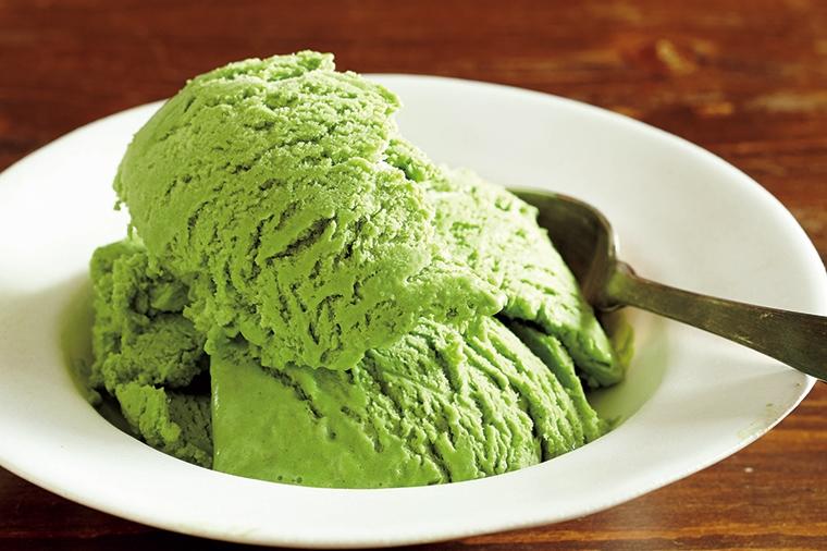 苦味と甘味のバランスが絶妙な抹茶アイス