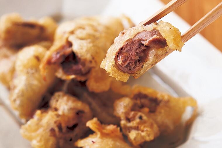 ビール衣で軽やかに揚げる