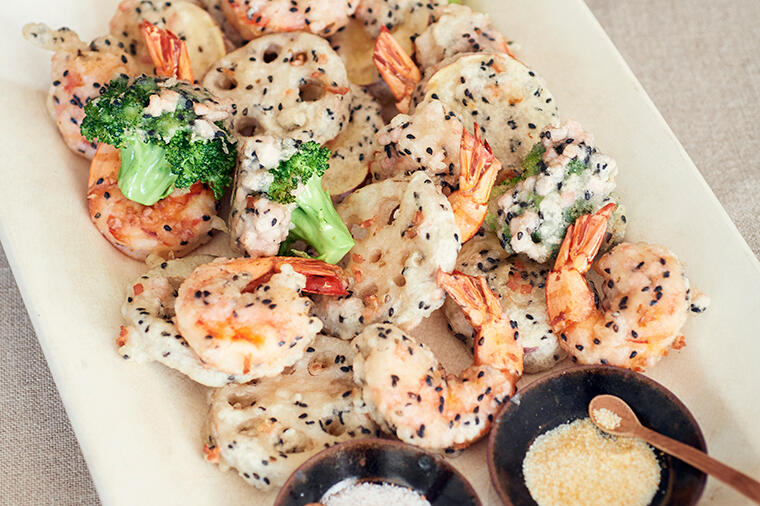 味つきふんわり衣の中華風フリッター