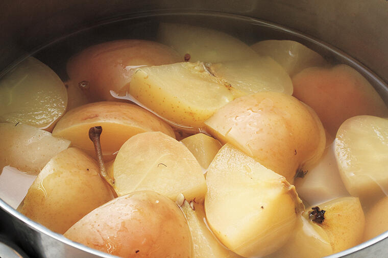 果物のコンフィチュール（砂糖煮）に欠かせないペクチンのつくり方