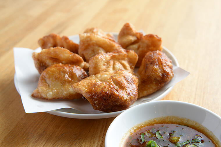 餃子の名店「您好」の揚餃子を習う⑤