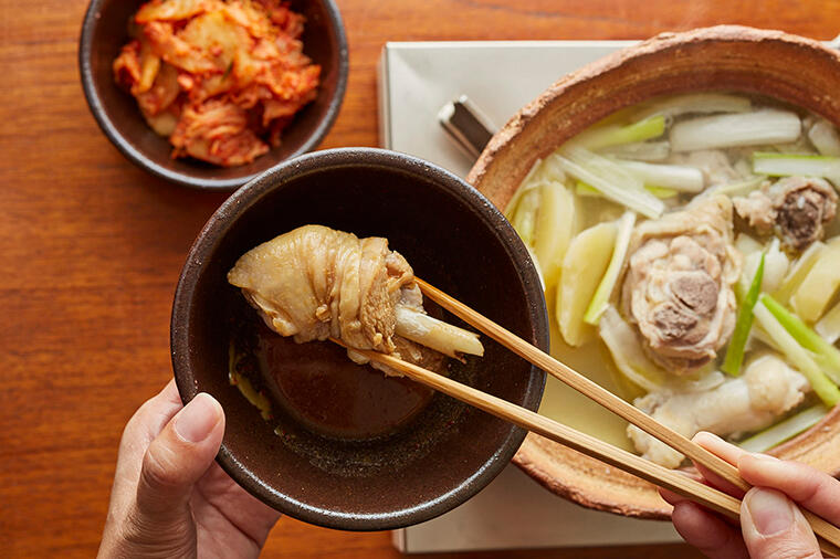 塩にんにくからキムチへ味変！