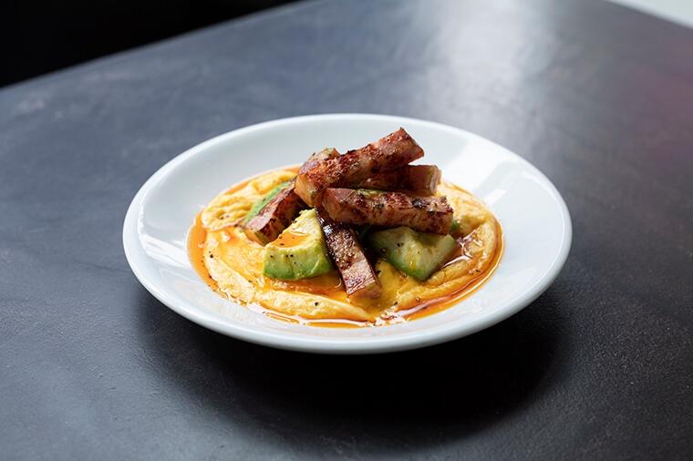 香ばしいベーコンがアクセント