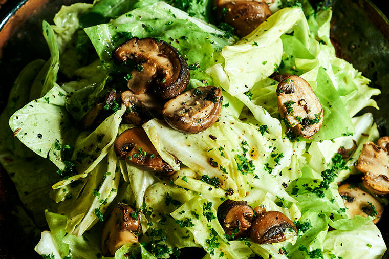 きのこの旨味を堪能する