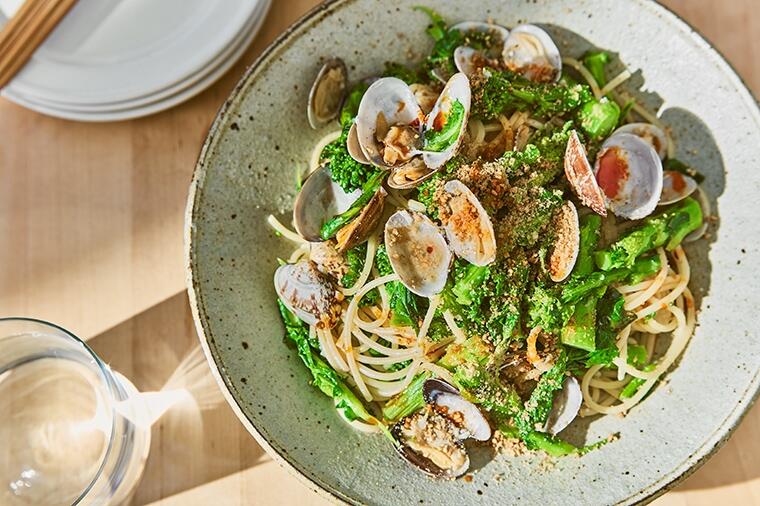 ボンゴレが旨辛中華風に！