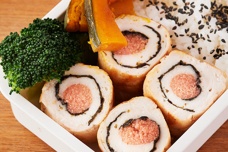 明太子の塩気がアクセントの