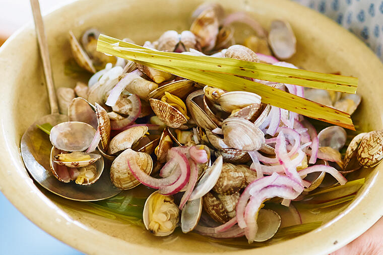 爽やかな香りが立ち昇る