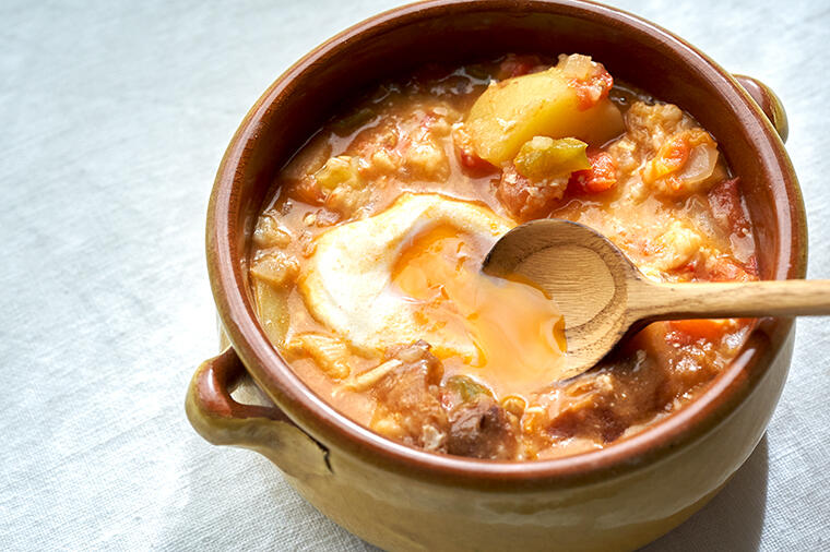 野菜たっぷりで食べごたえのある