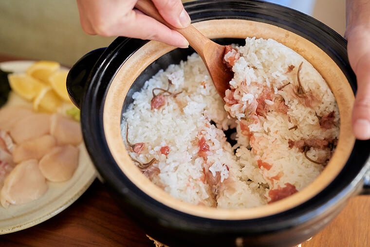桜の塩気と爽やかな酸味が酒宴にぴったり