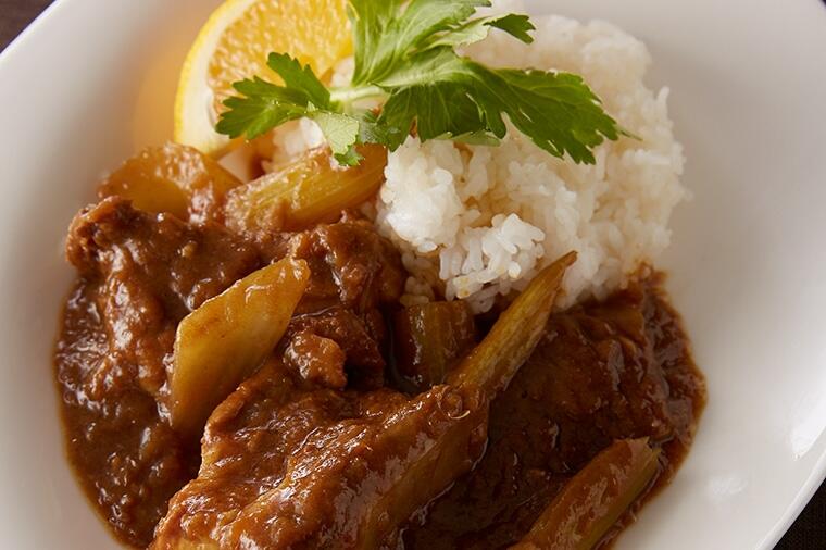 みかんの皮の苦味がアクセント