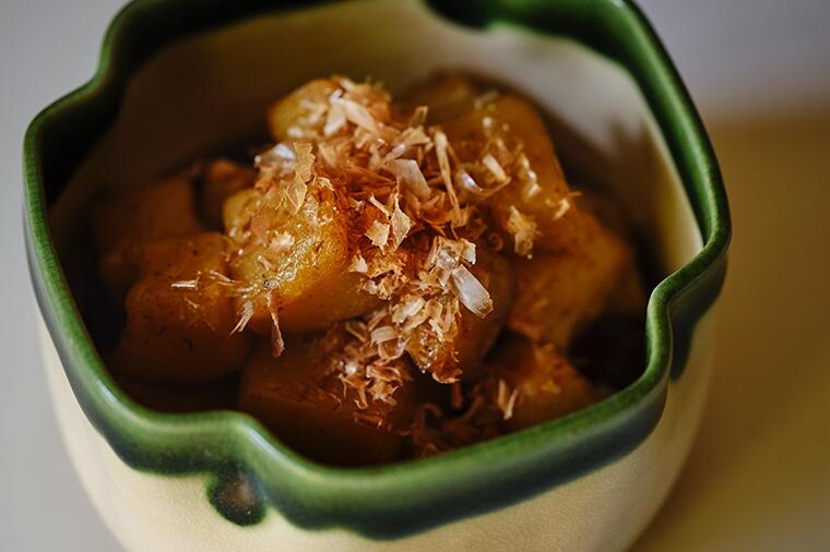 甘辛味をまとわせた