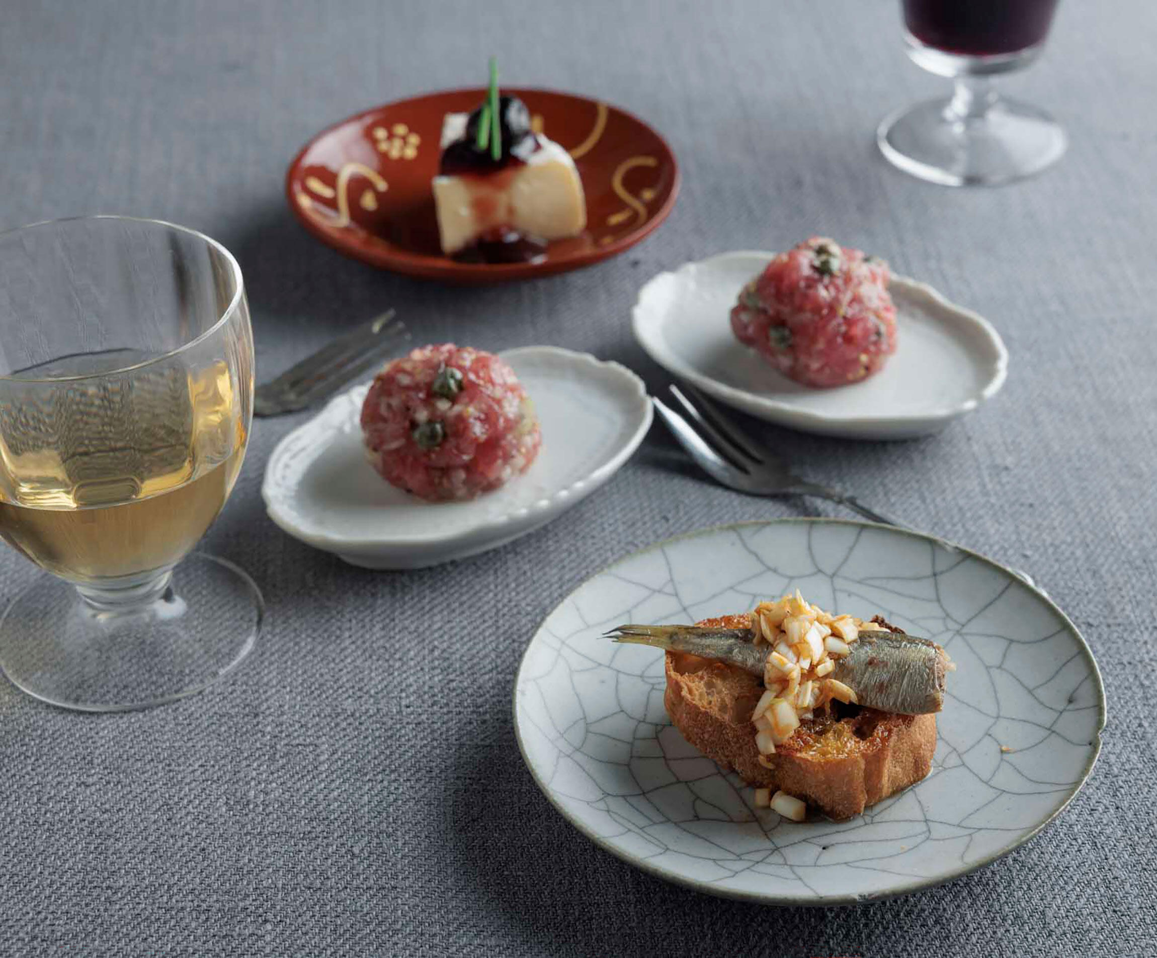 スペインバル風豆皿つまみ