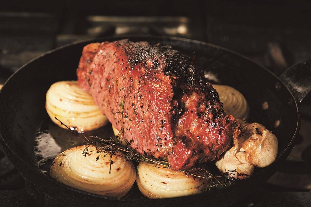 ローストビーフの出来上がり