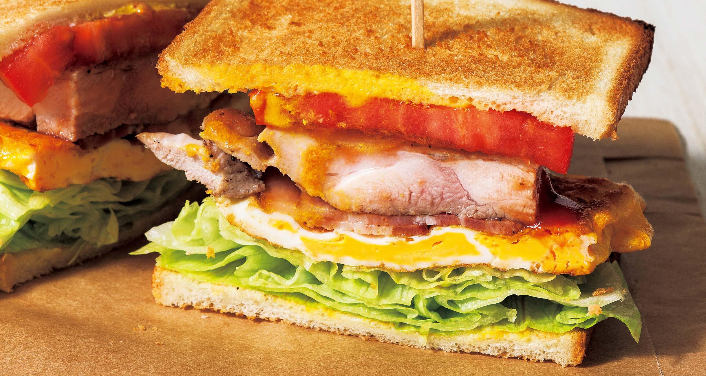 満足感たっぷりのサンドイッチをつくろう！