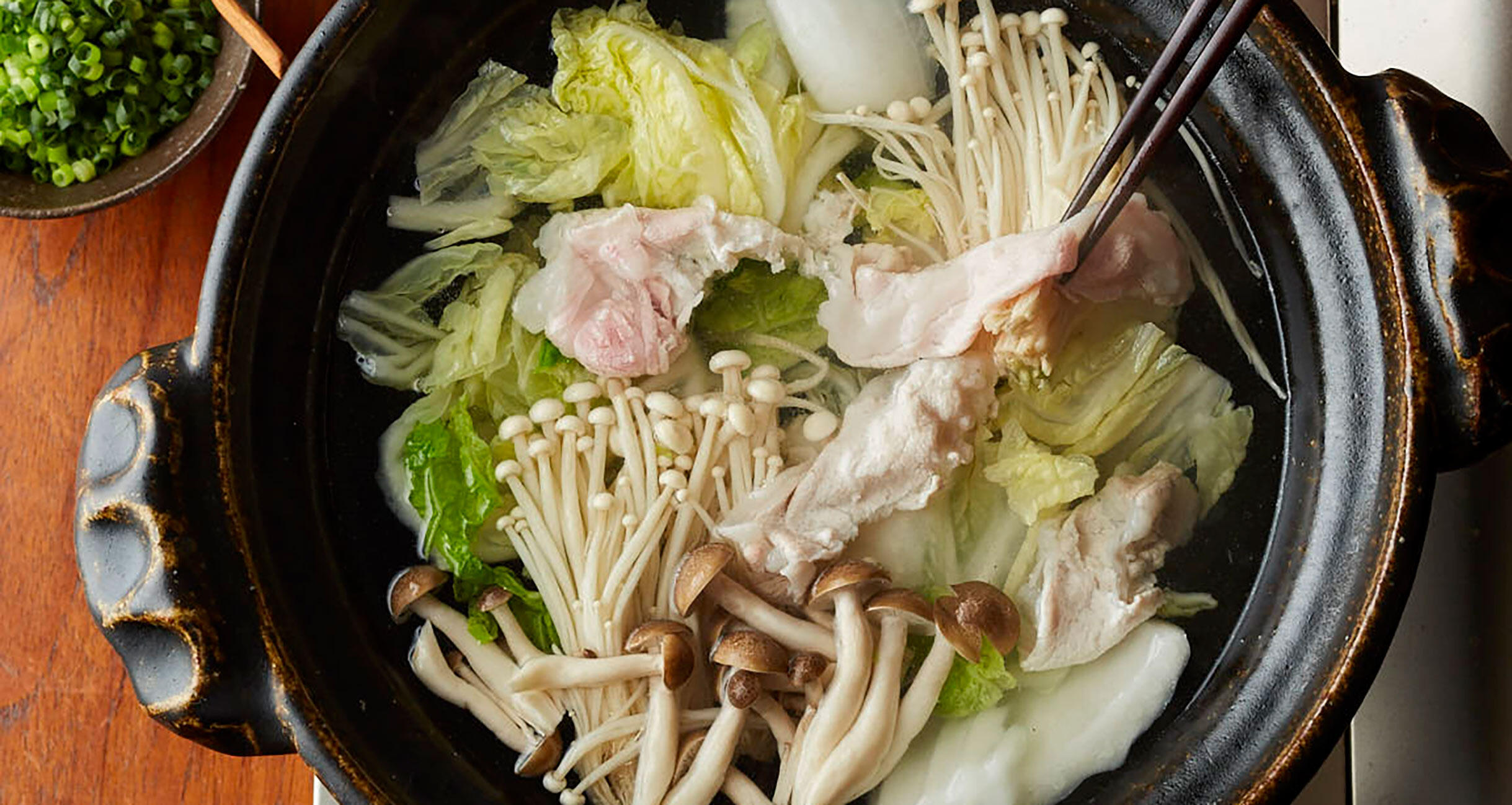 重信初江先生のアレンジ冬の鍋