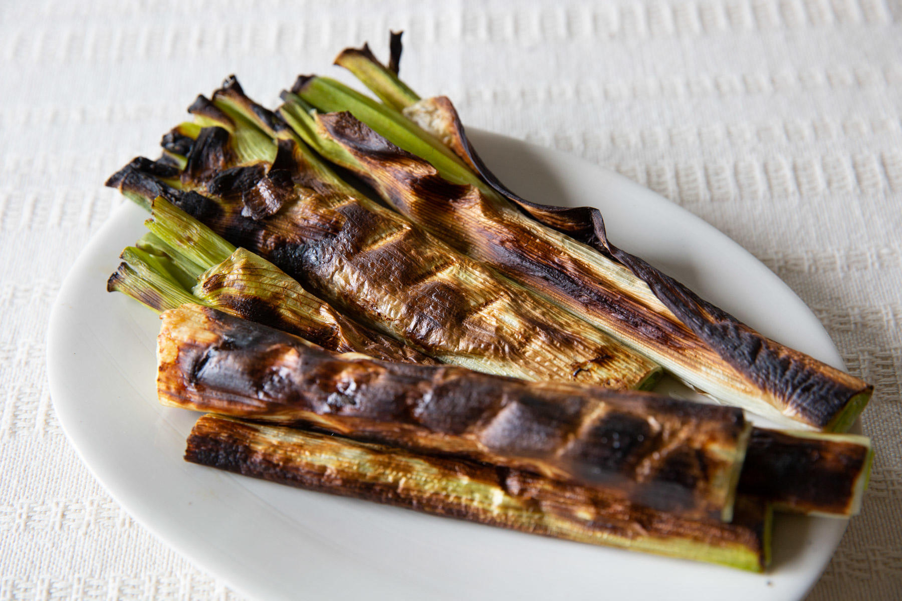 長ねぎの黒焼き